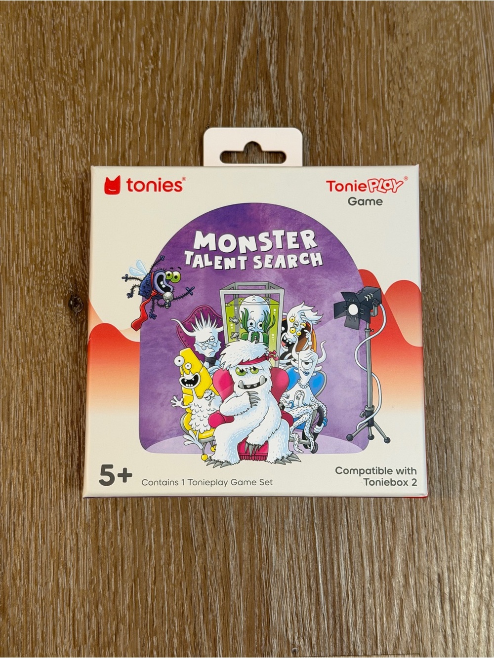 Tonieplay Monster Talent Search Game - White & Purple